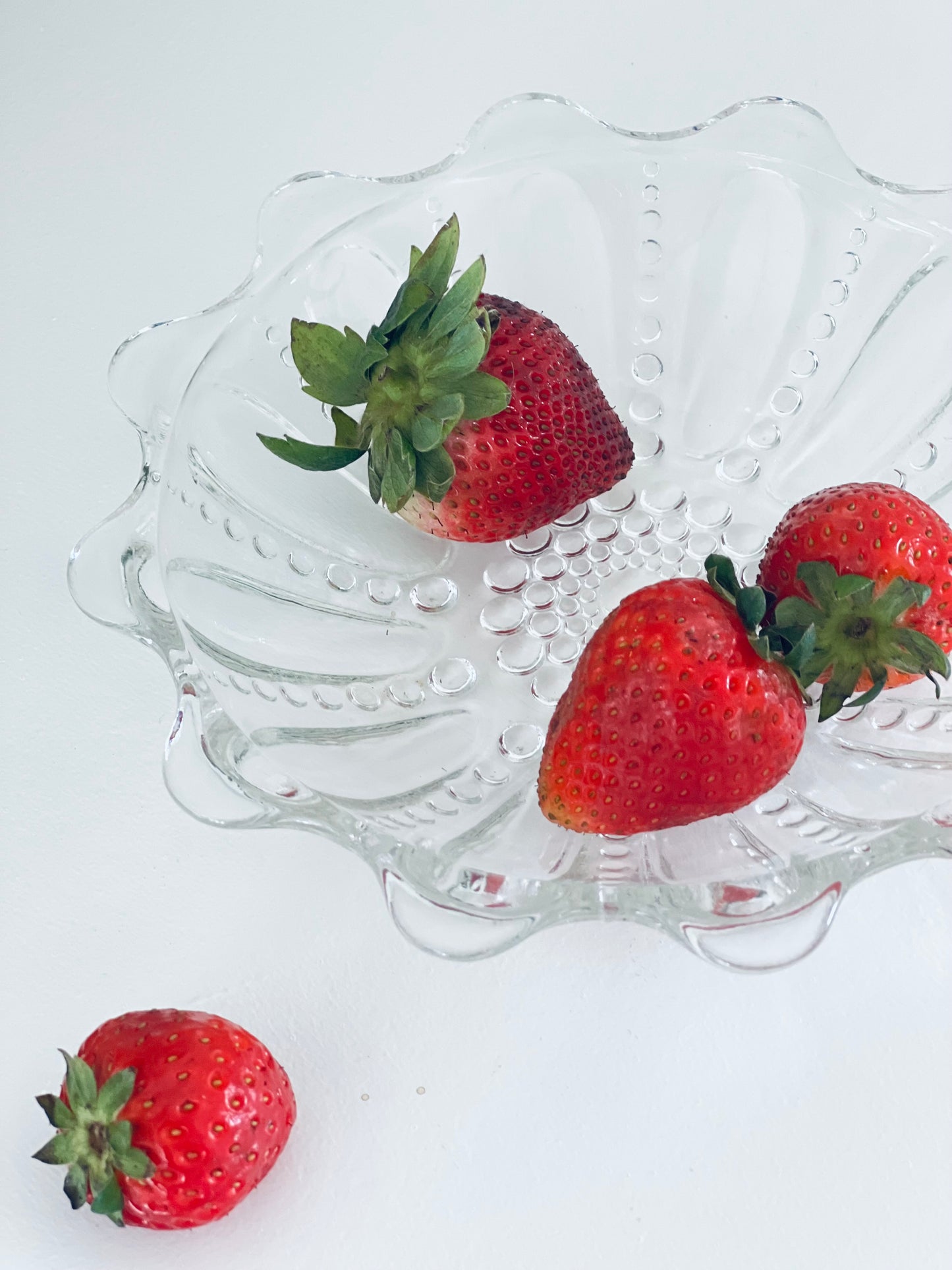 Pressed Glass Candy Dish