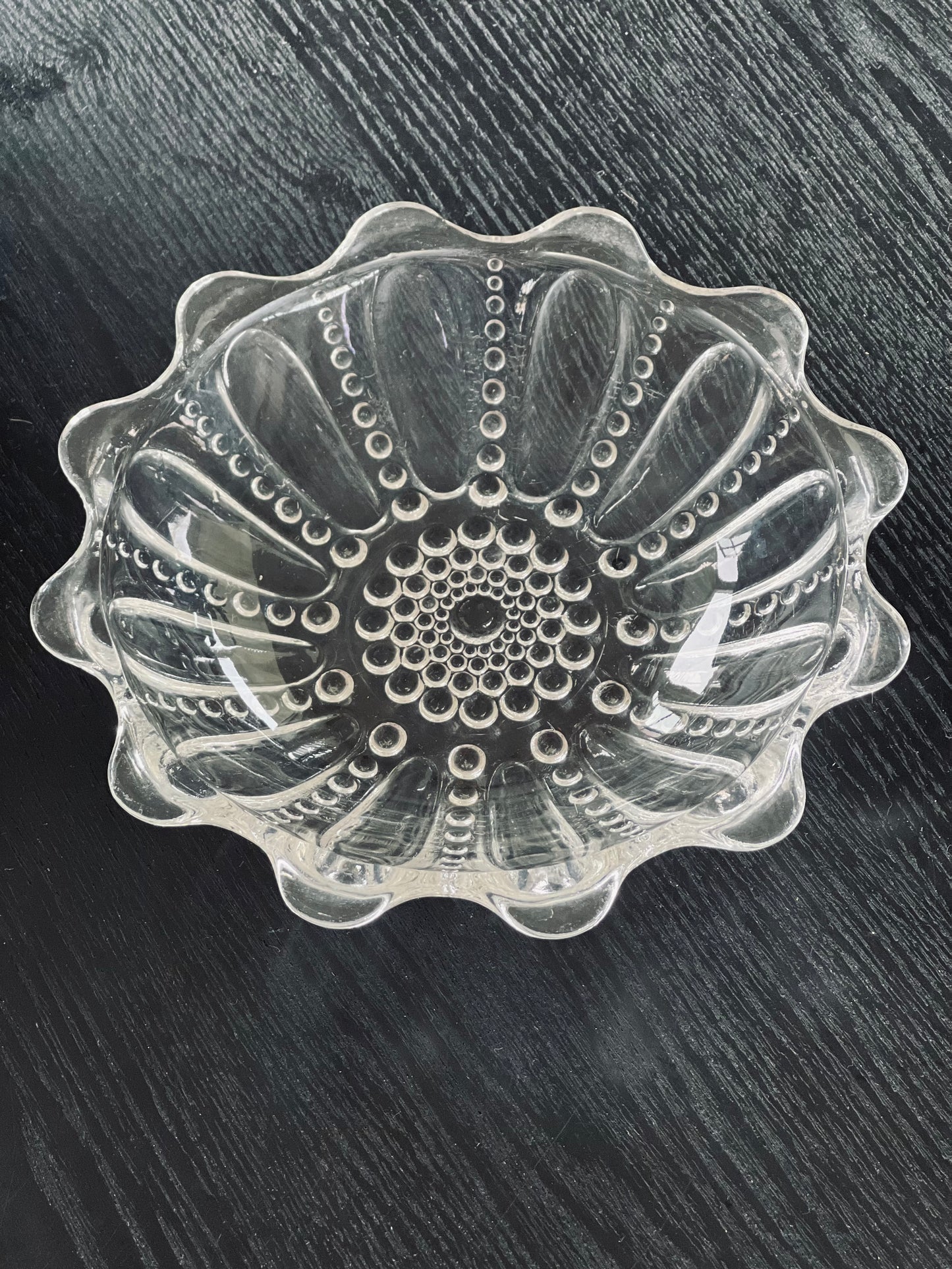 Pressed Glass Candy Dish