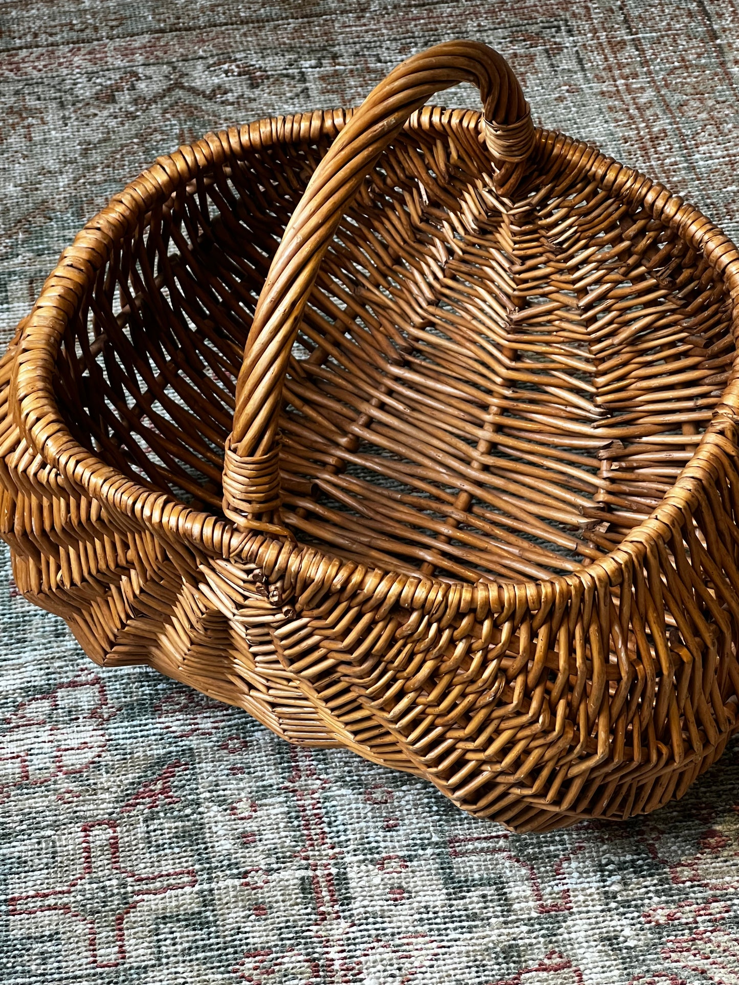 Antique Handwoven Basket