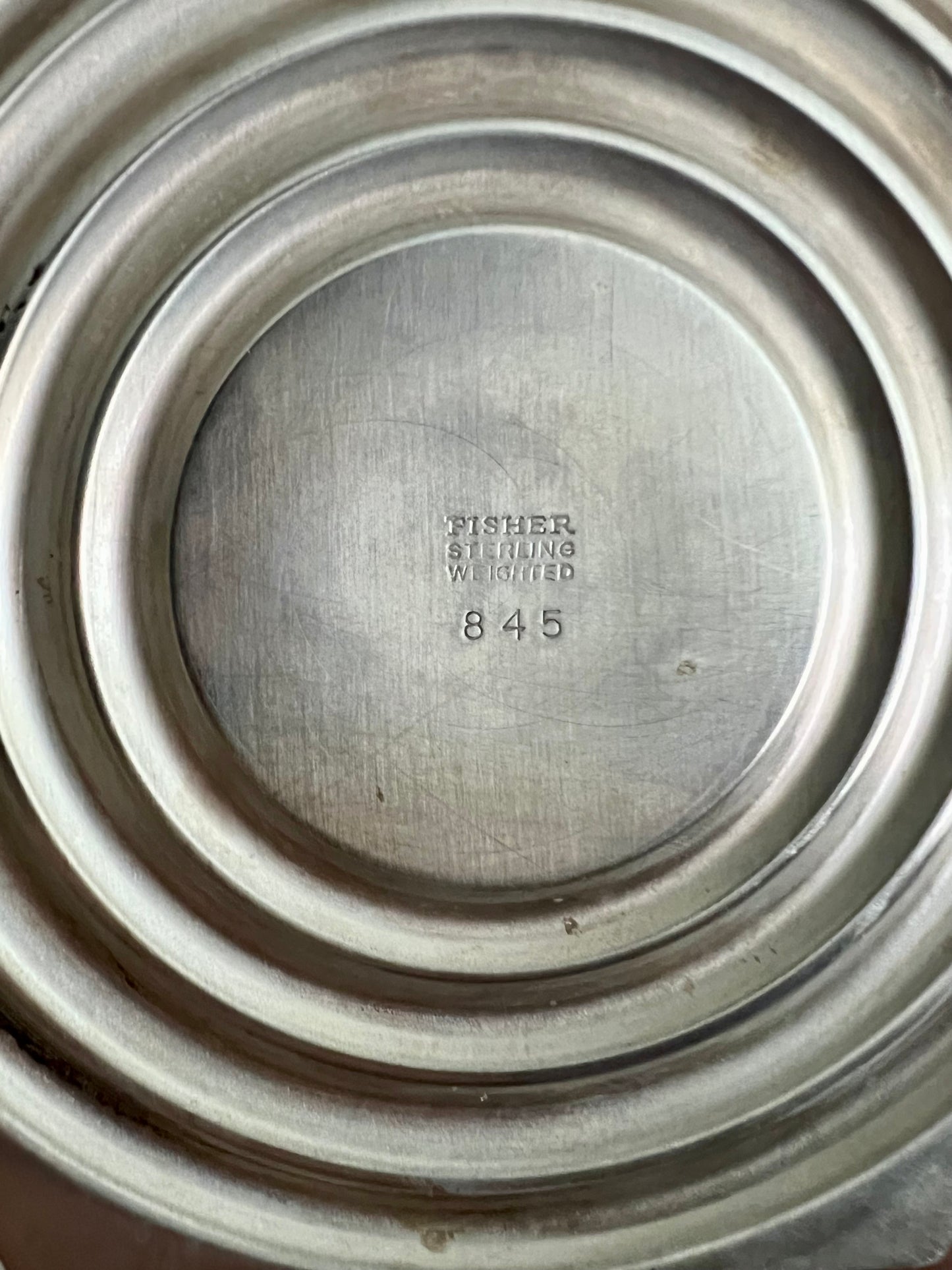 Sterling Silver Weighted Candle Sticks (Pair)