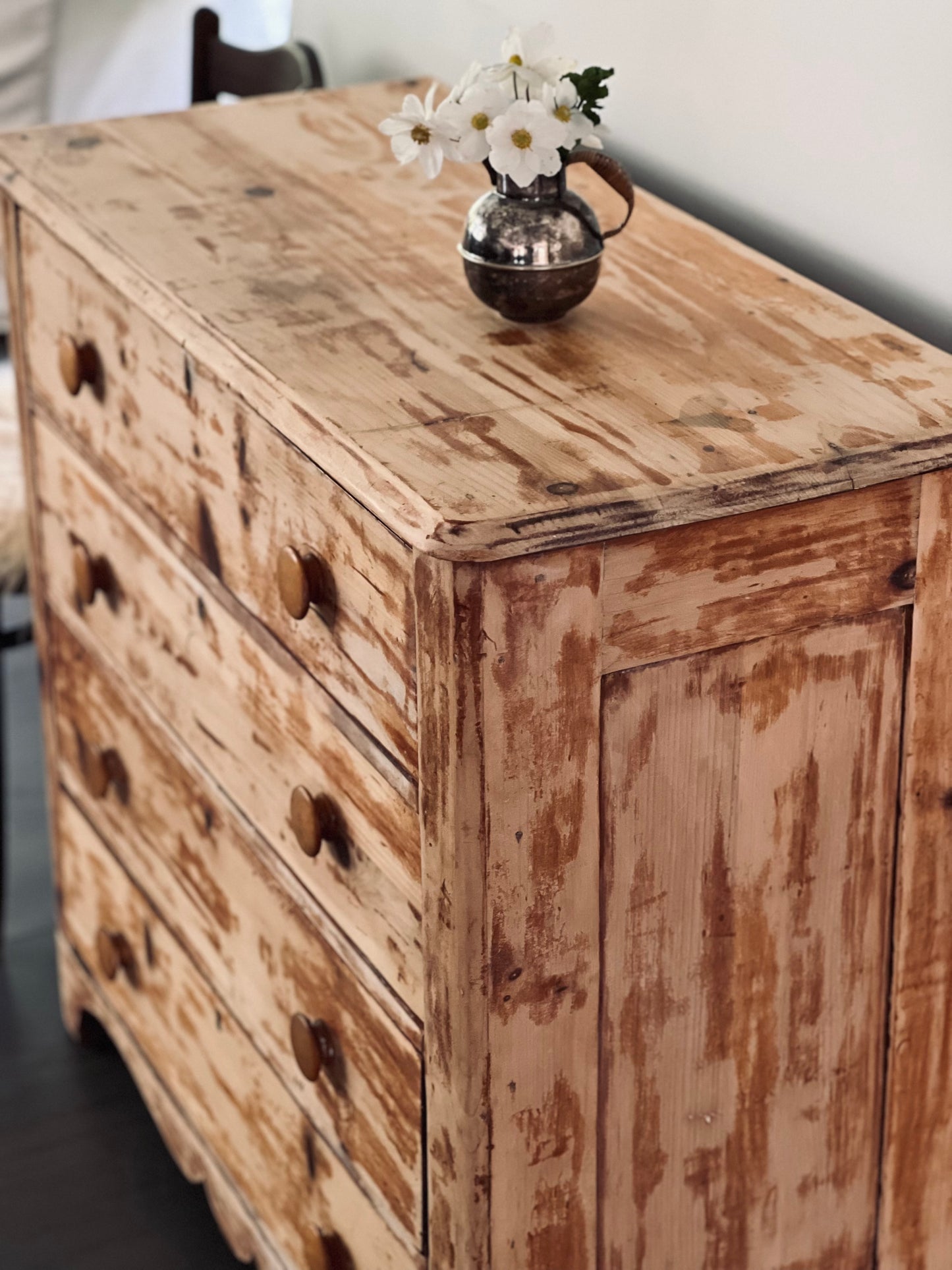 Antique Pine Chest of Drawers
