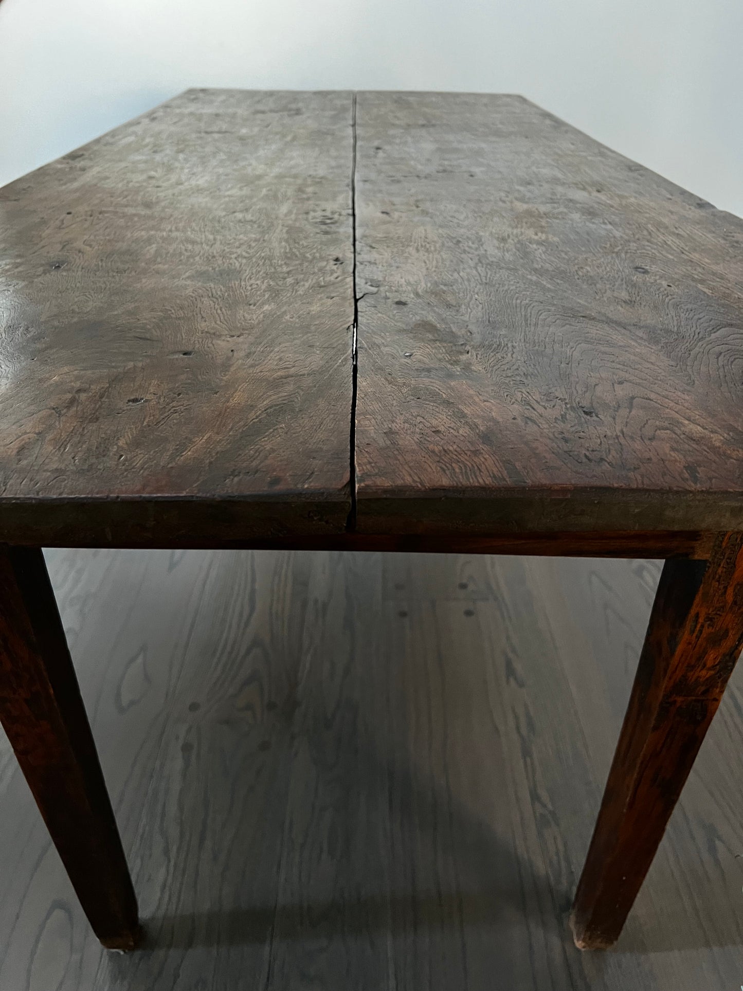 Antique Wide Plank Farm Table