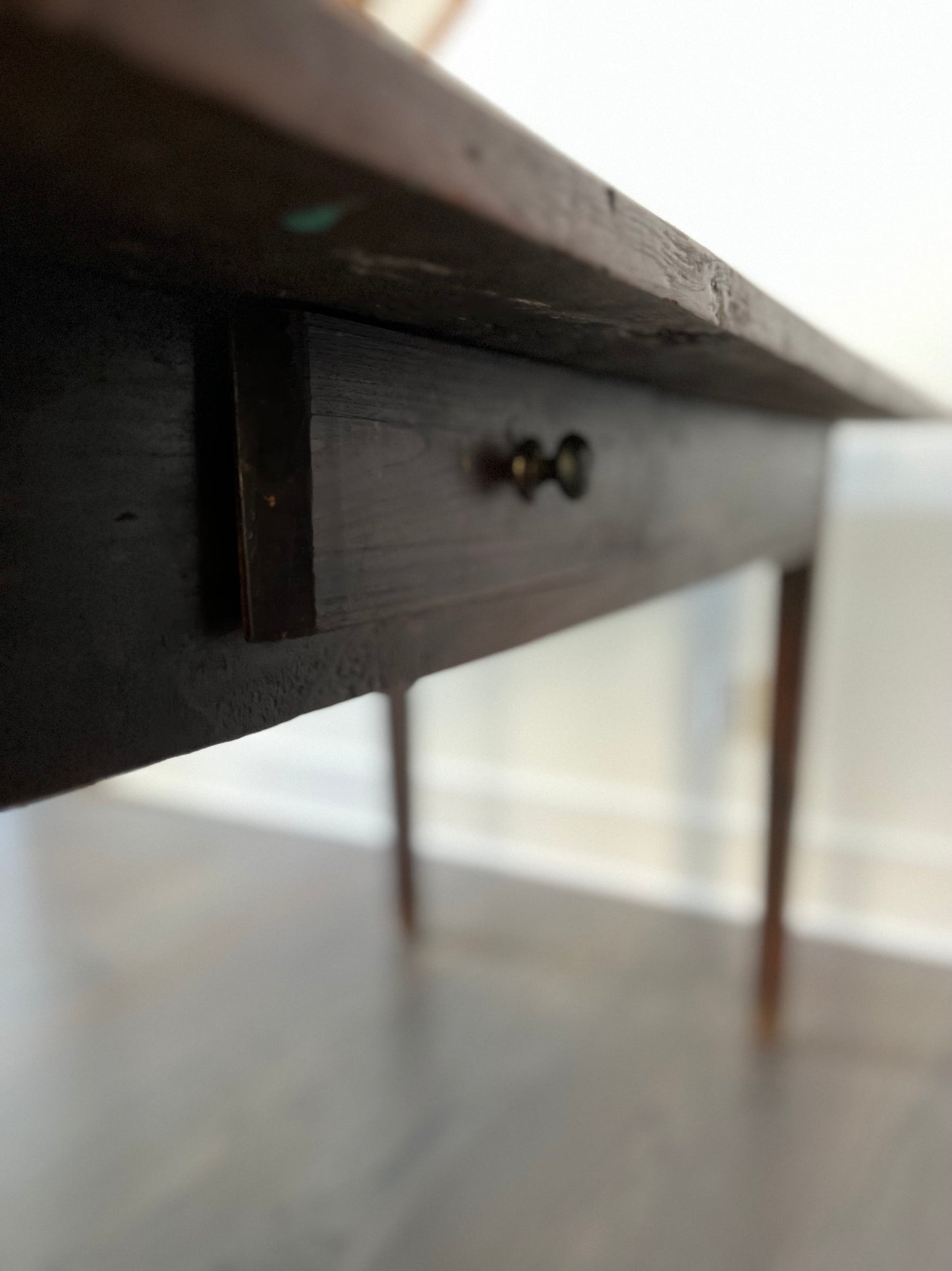 Antique Wide Plank Farm Table