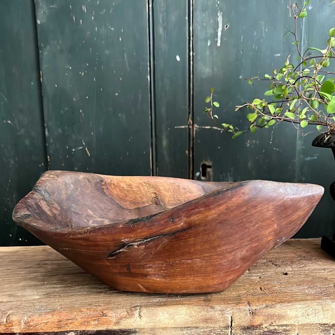 Hand Carved Wood Bowl