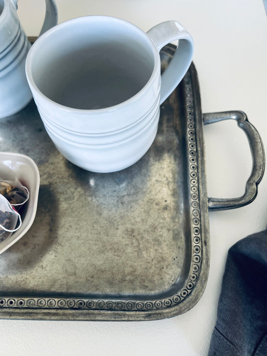 Vintage Italian Pewter Tray