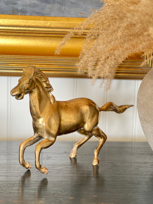 1950's Brass Horse