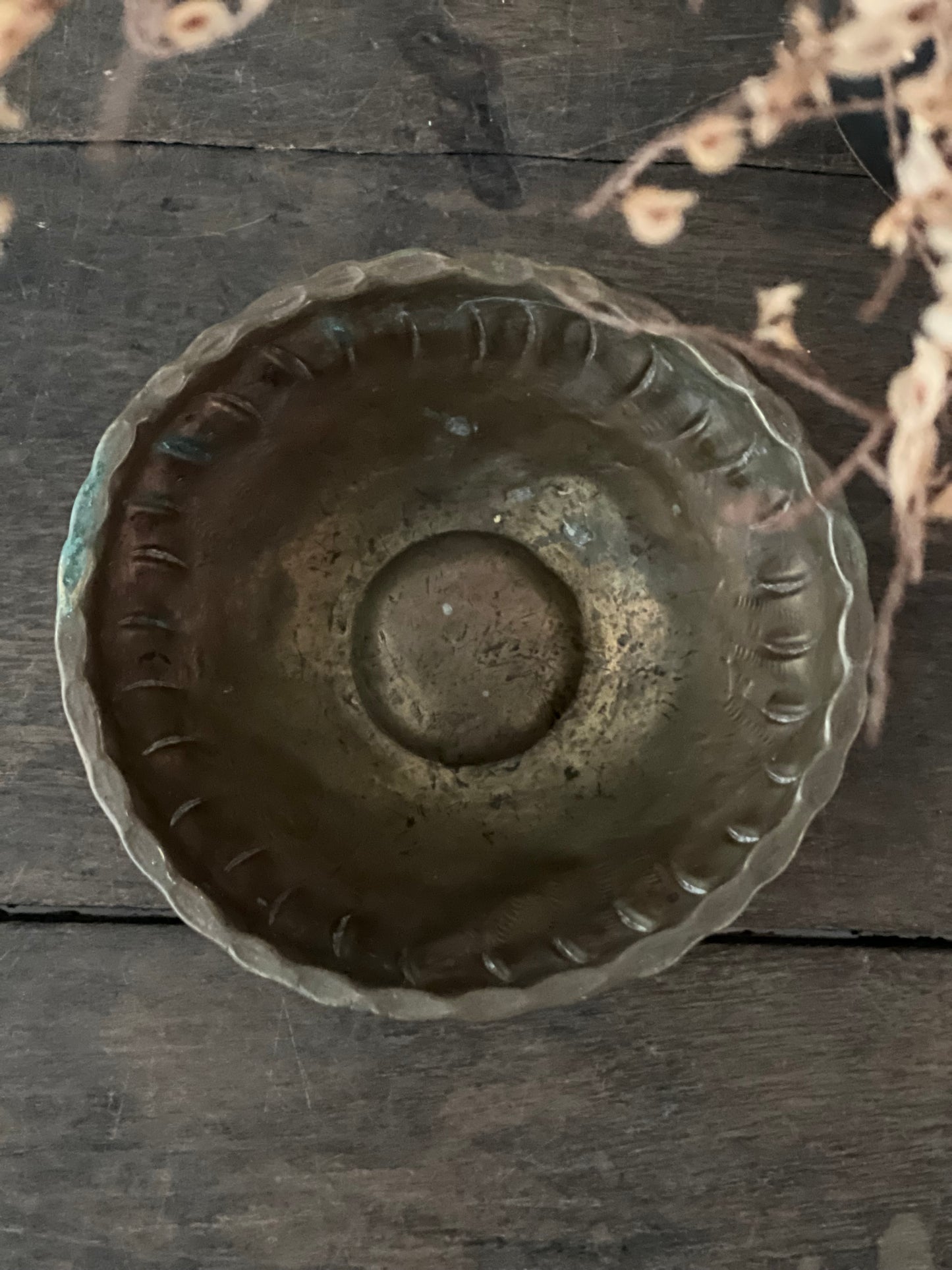 Antique Brass Bowl