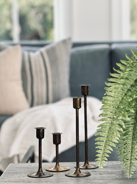 Brass Candlesticks (Set of 4)