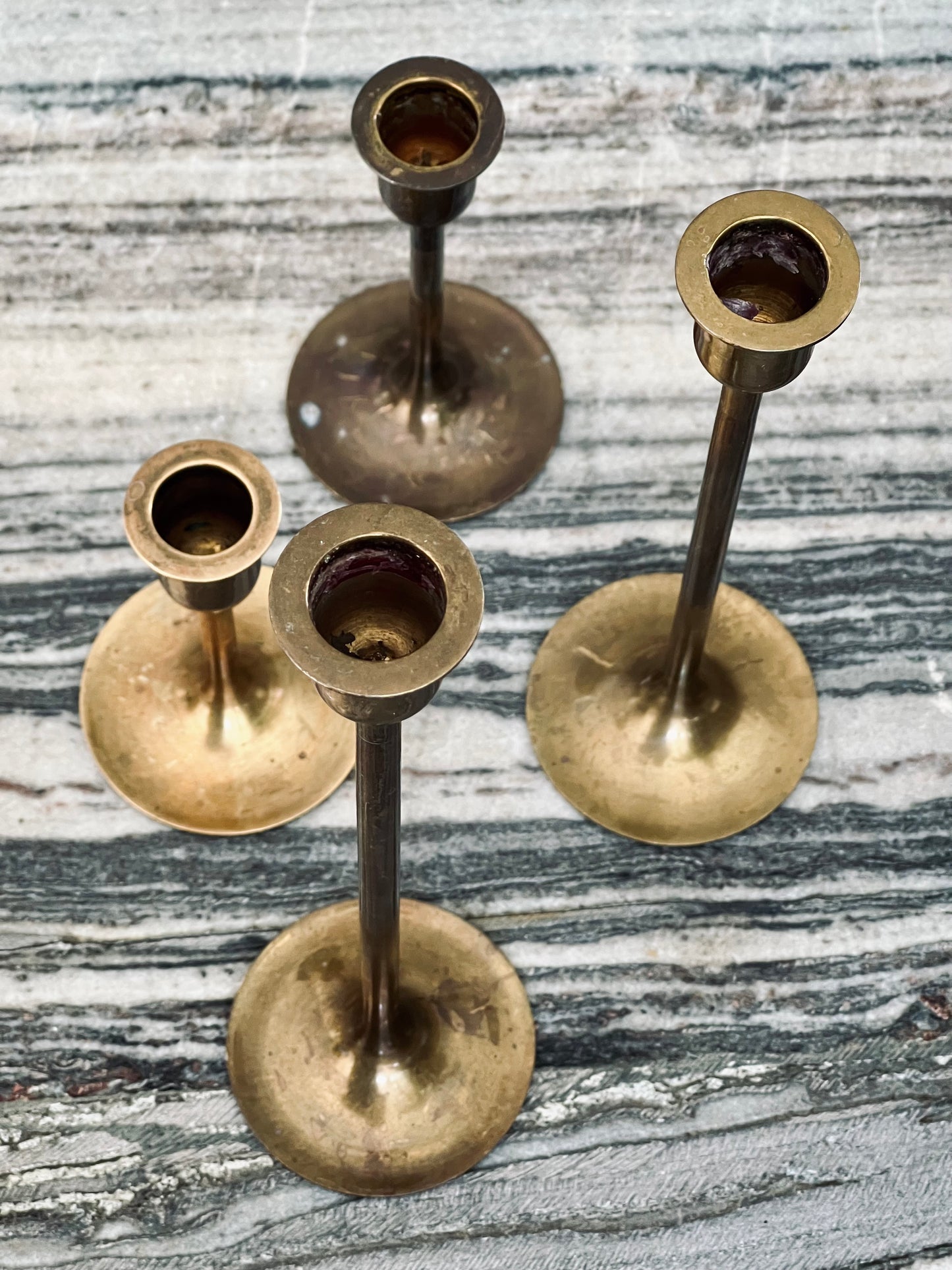 Brass Candlesticks (Set of 4)