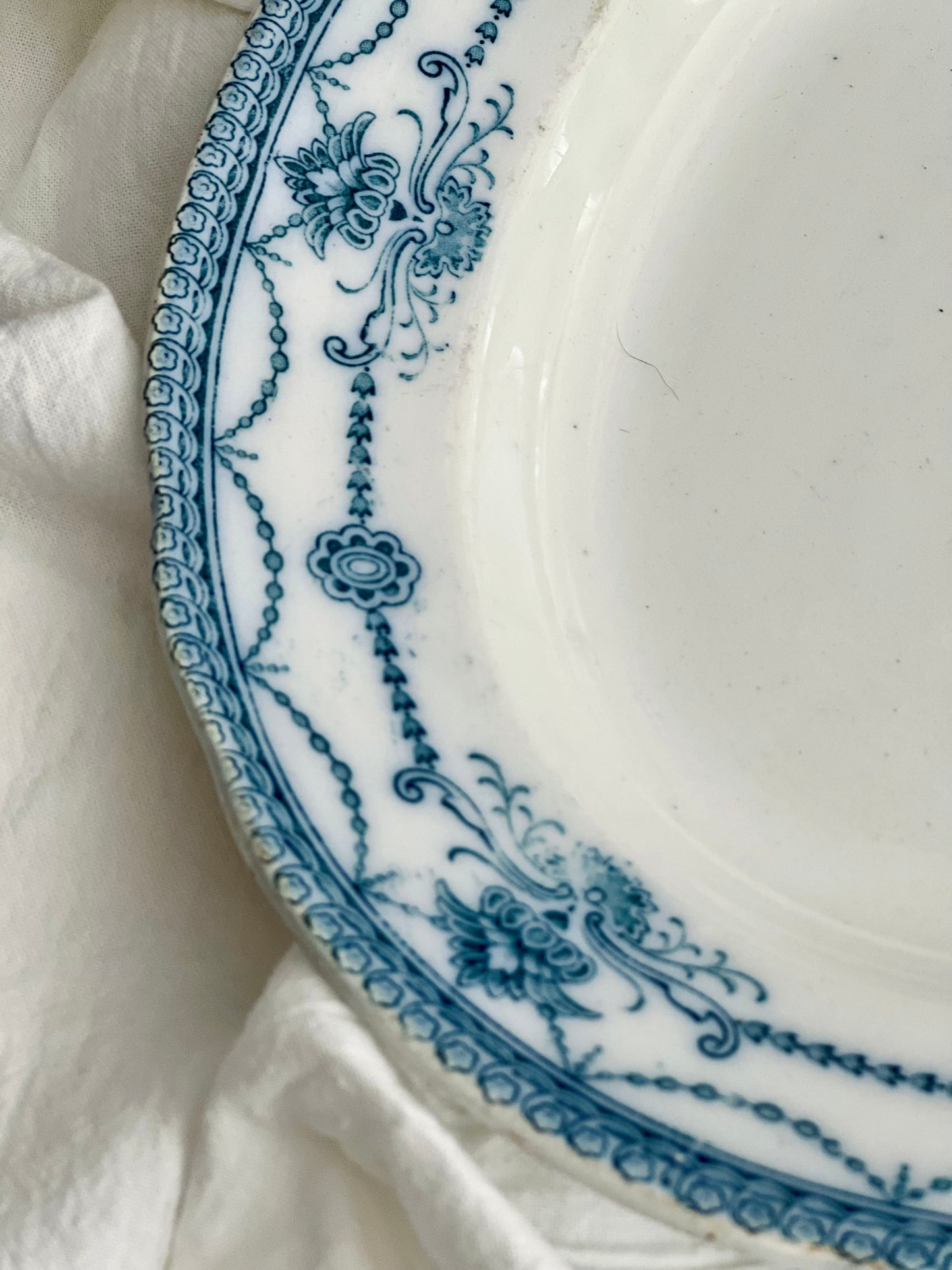 Antique Transferware Ironstone Platter