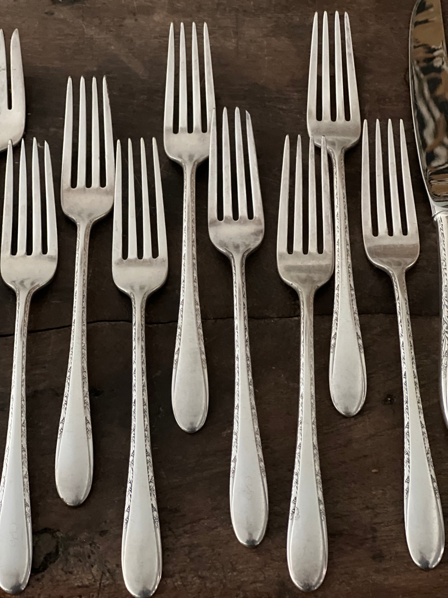 Vintage Silverware Set