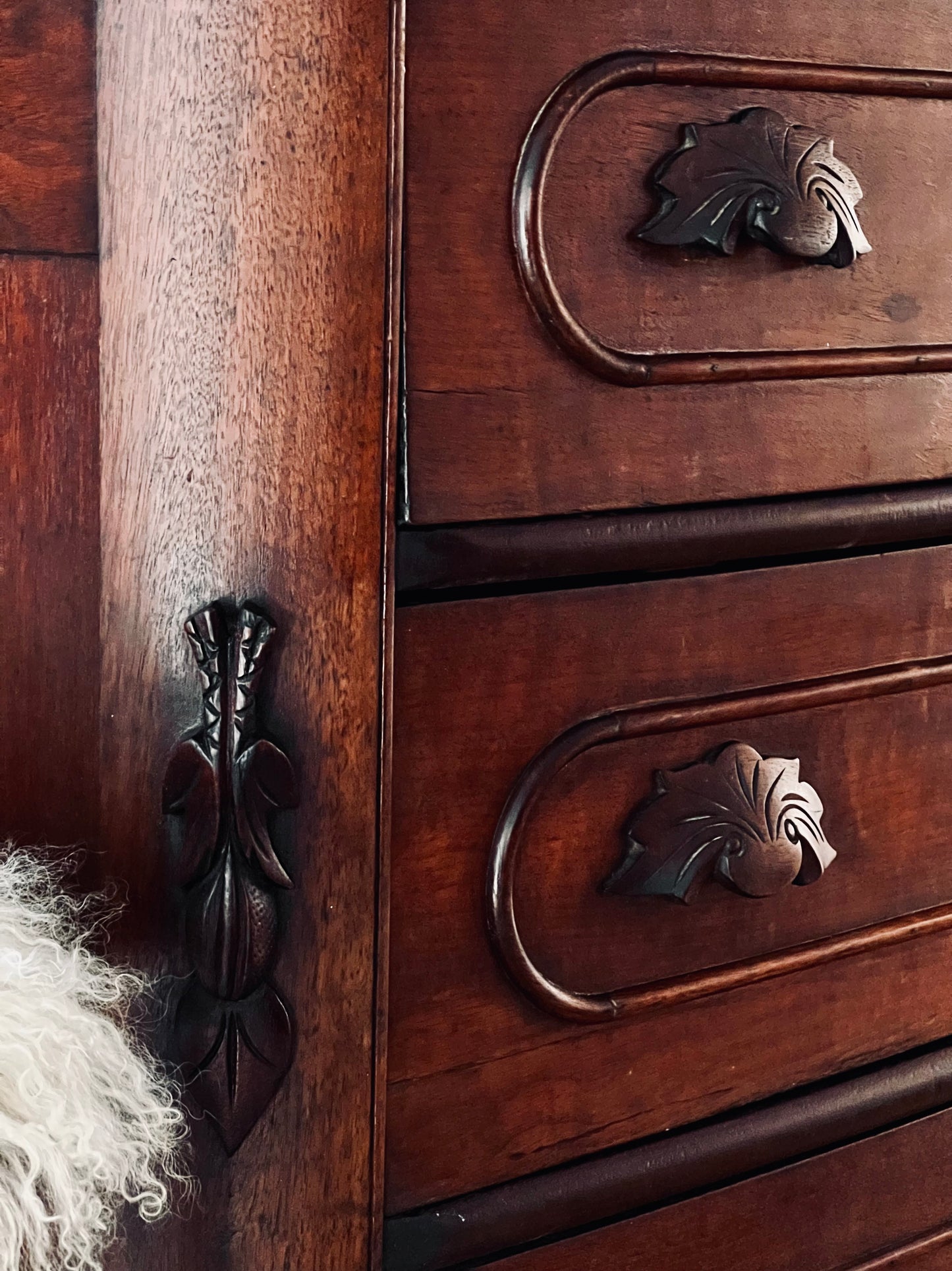 Antique Marble Top Eastlake Chest of Drawers