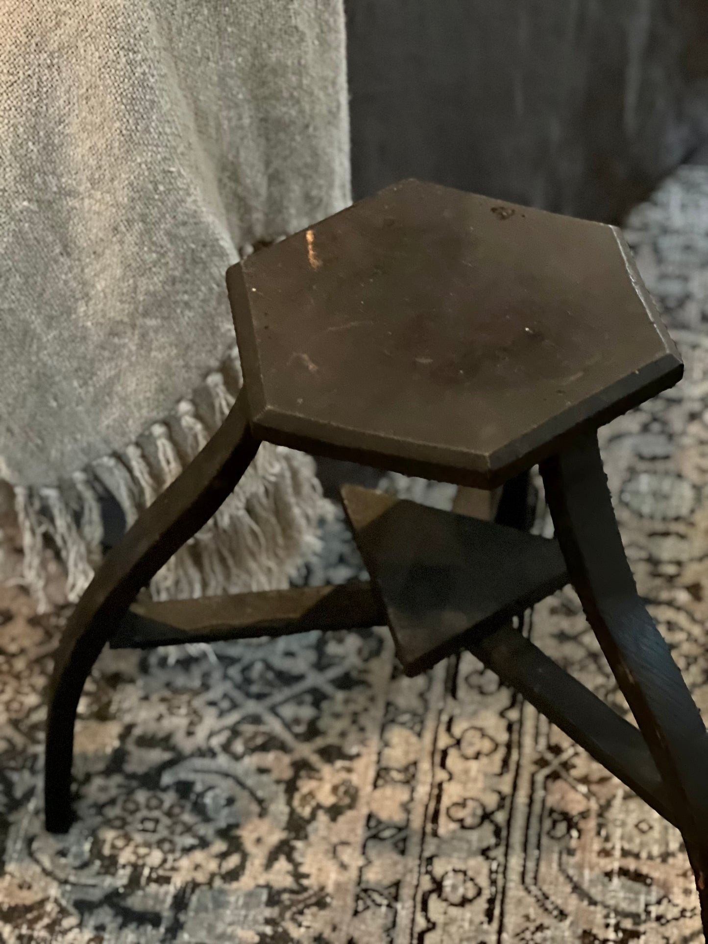 Hexagonal Milking Stool