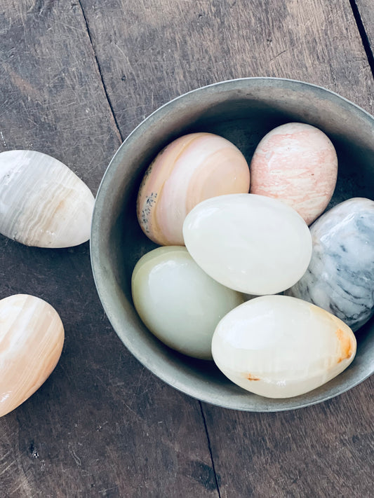 Collection of Marble Eggs