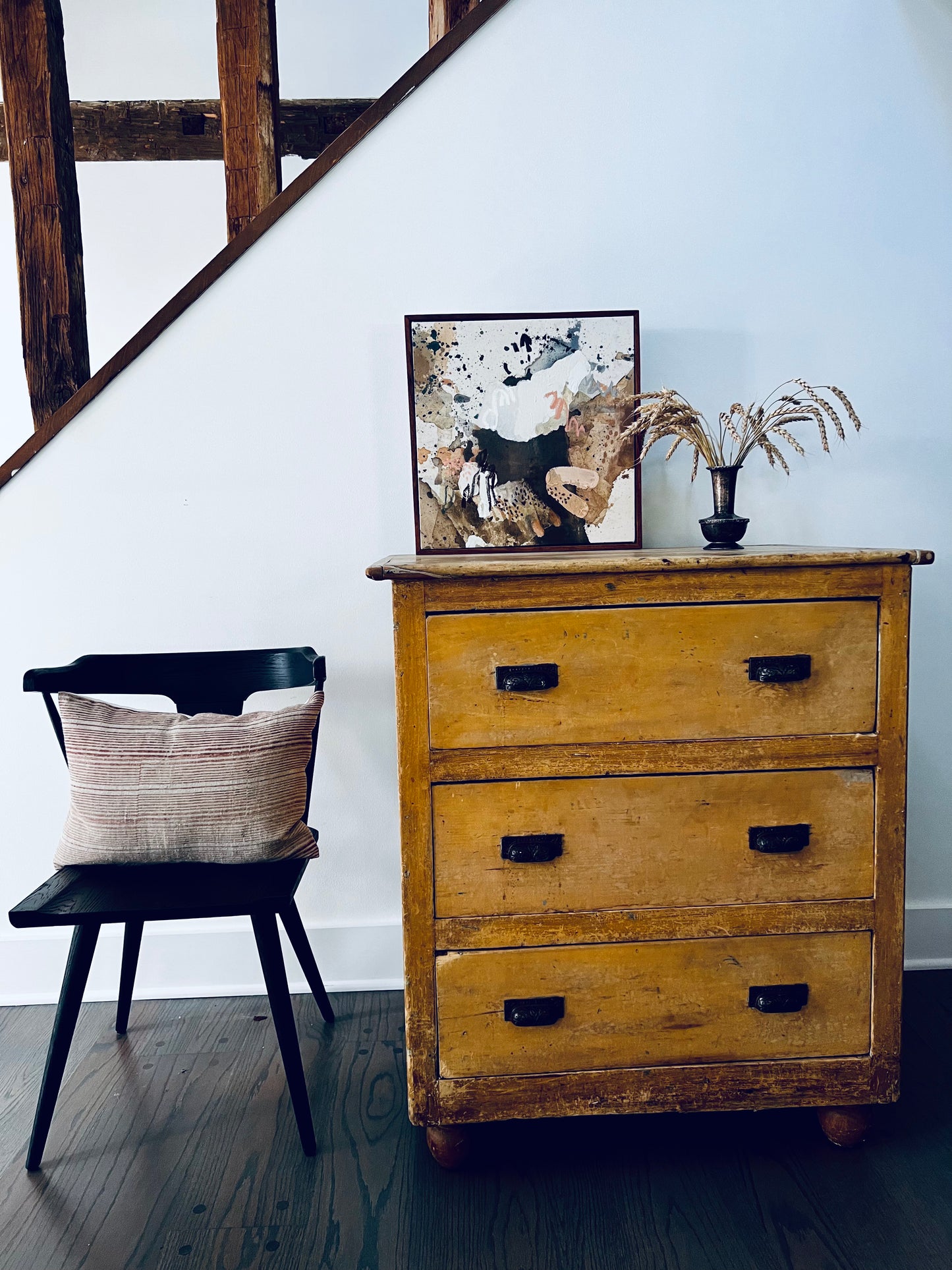 Vintage 3 Drawer Kitchen Dresser