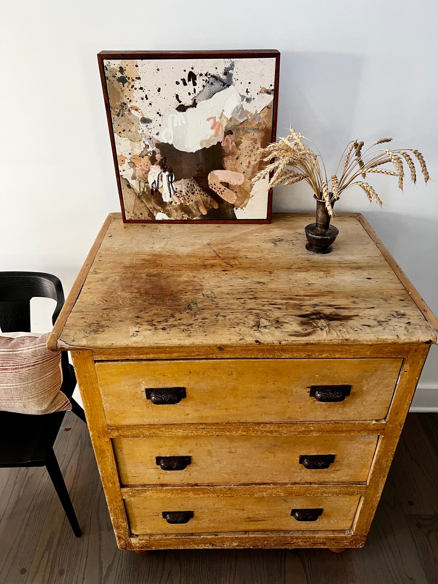 Vintage 3 Drawer Kitchen Dresser