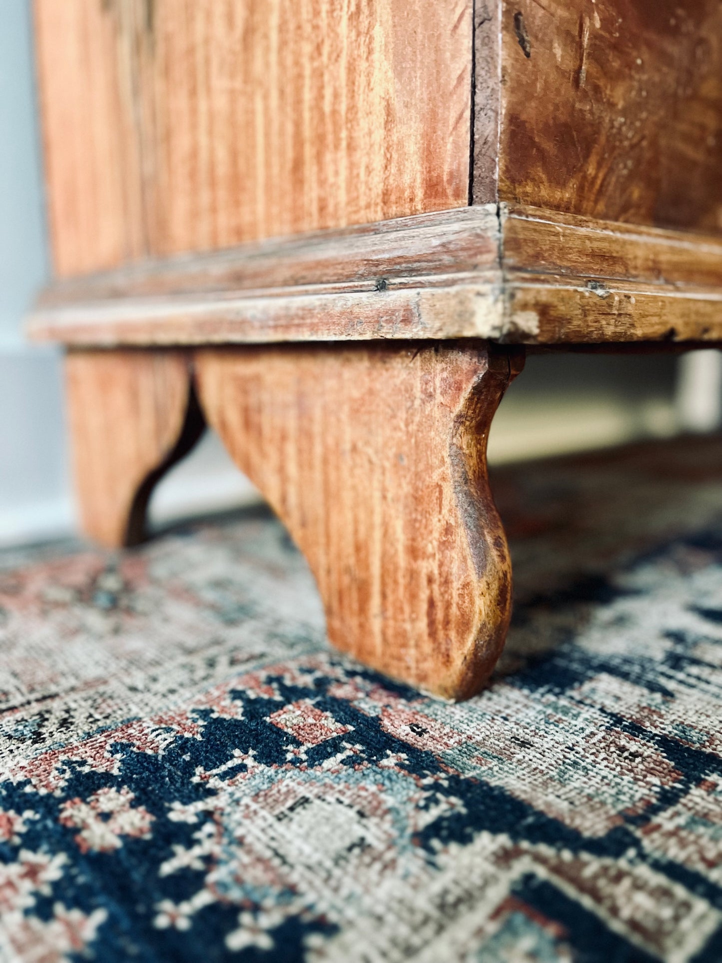 Antique Wooden Blanket Chest