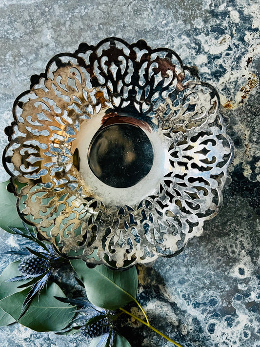 Silver Filigree Bowl