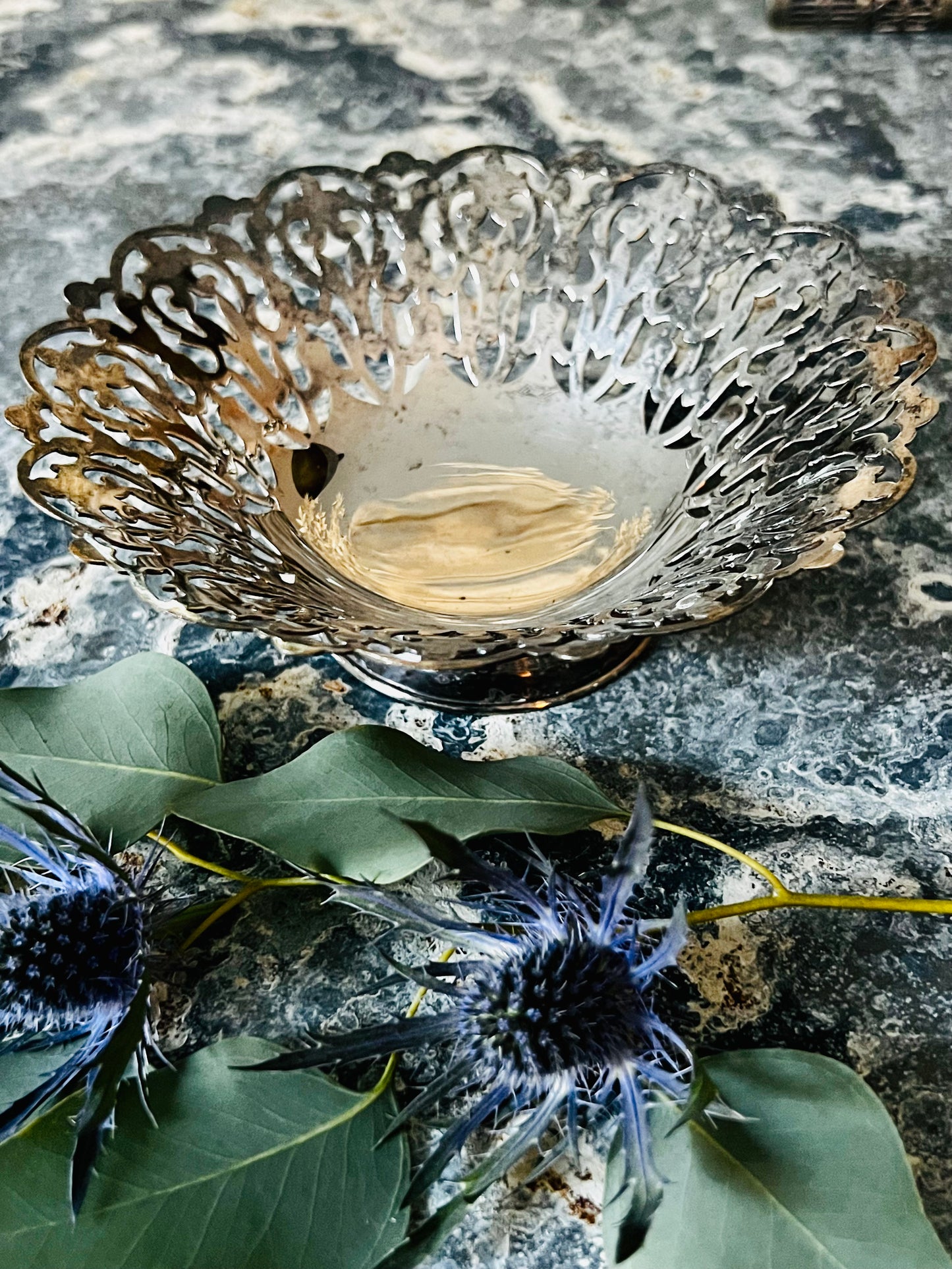 Silver Filigree Bowl