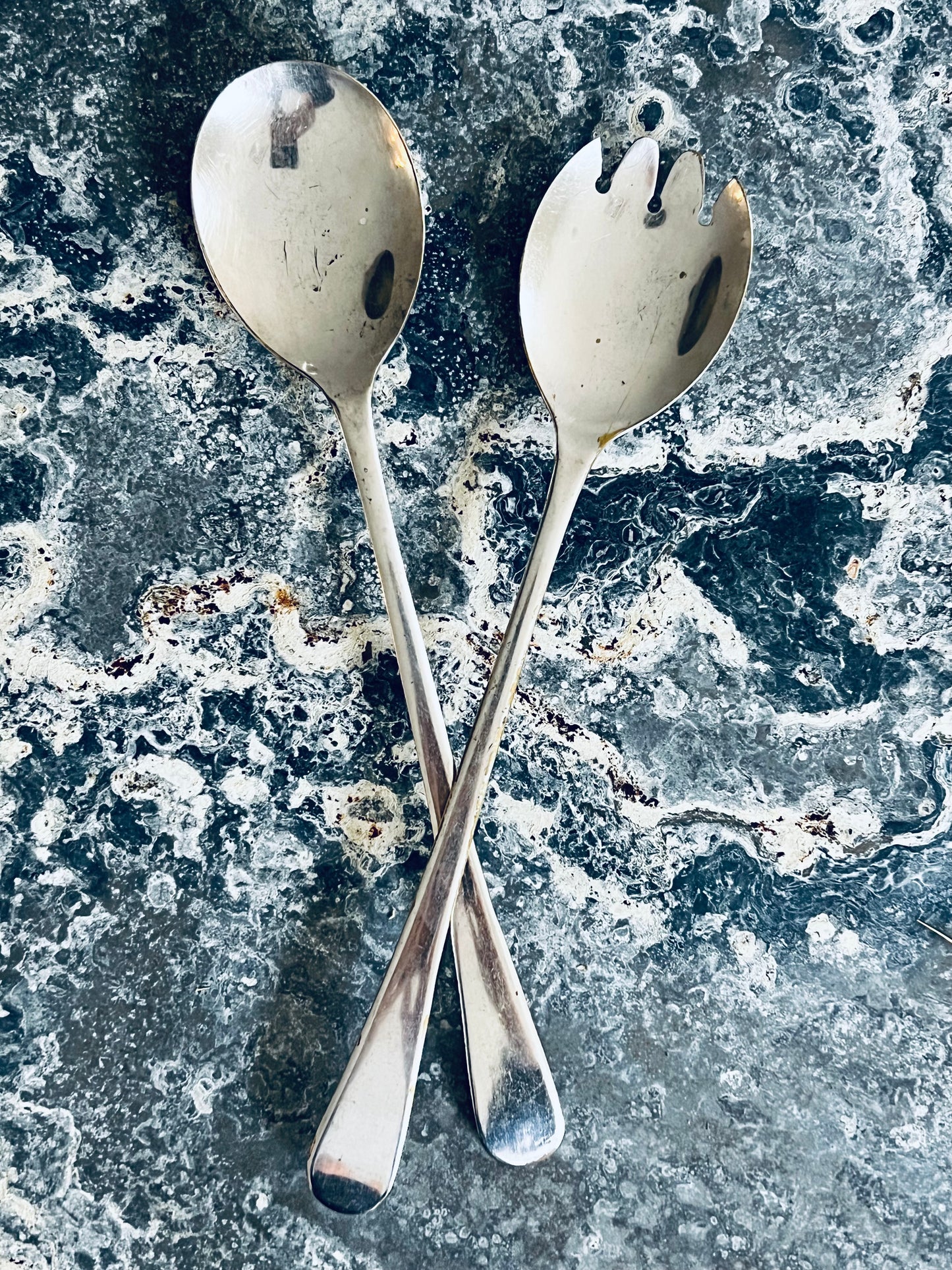 English Silver Serving Set