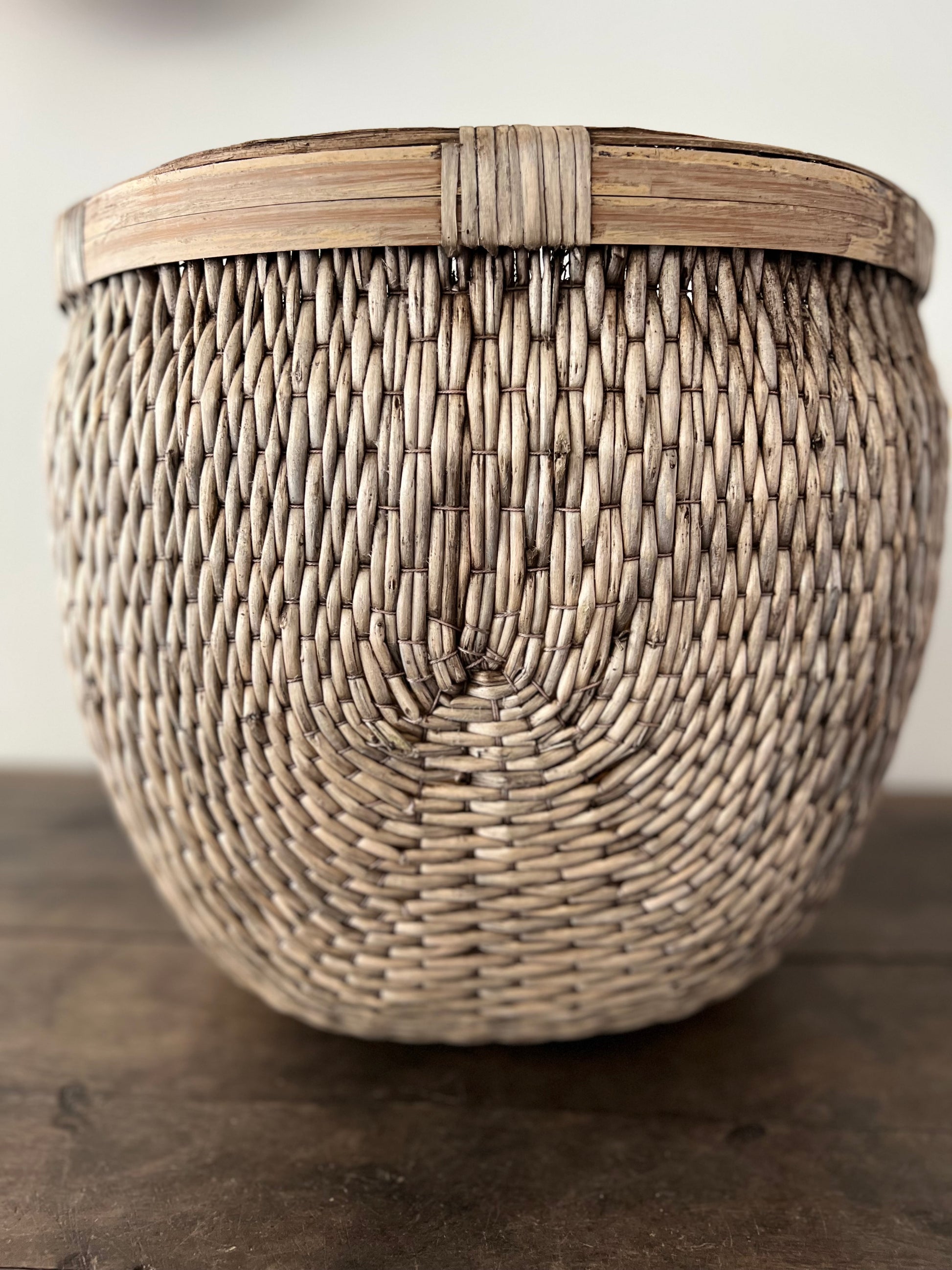 Vintage Handwoven Chinese Fishing Basket – Merribrook Collection