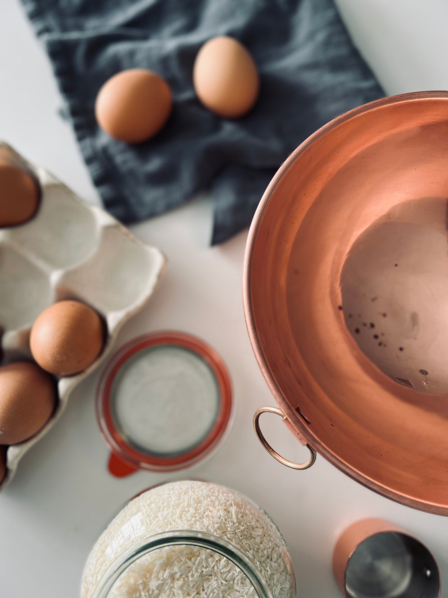 Vintage Copper Mixing Bowl