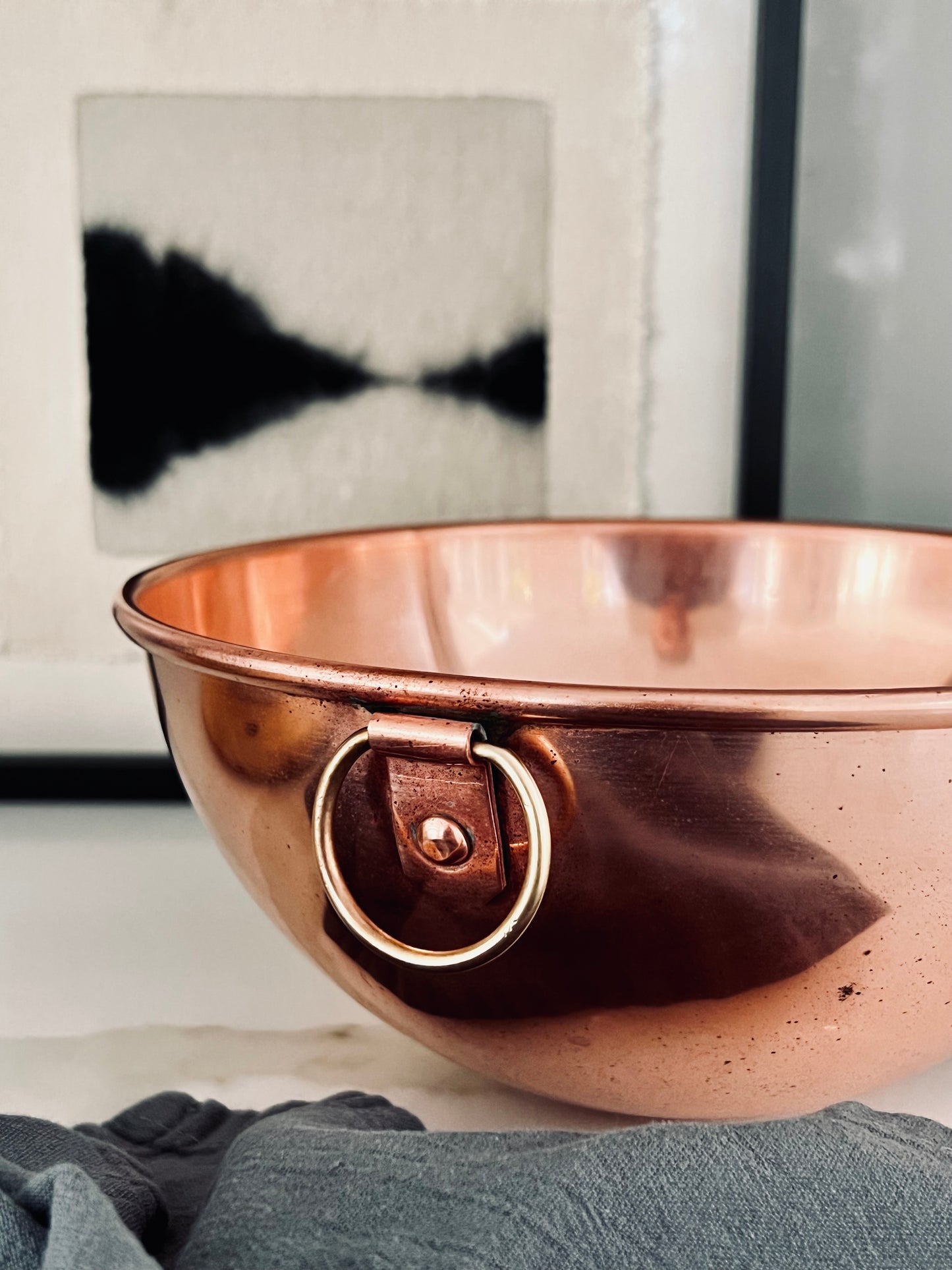 Vintage Copper Mixing Bowl